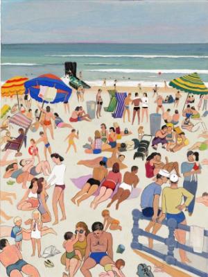 Coney Island gouache